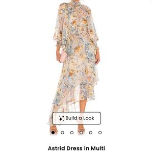 Elliatt High Low Dress in Multi Floral